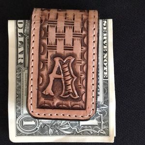 Magnetic money clip.